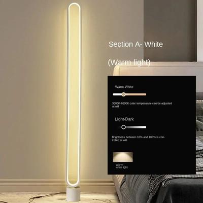Uplift Picks Minimalist RGB LED Floor Lamp With Remote Dimming And Eye Friendly Light white (90 Cm) us Plug