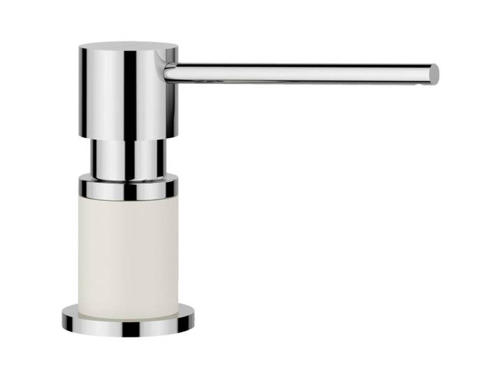 Blanco Spülmittelspender, Anthrazit, Chromfarben, Metall, 31.4 cm, Spender problemlos zum Nachfüllen, Haushalt & Reinigung, Reinigung, Reinigungszubehör