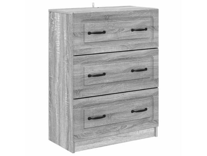 Schubladenschrank aus Holz im Vintage-Stil Größe 66 x Glatte Oberfläche, Nassreinigung, Stangengriffe, technisches Holz, anpassbares Design, vielseitige Aufbewahrung