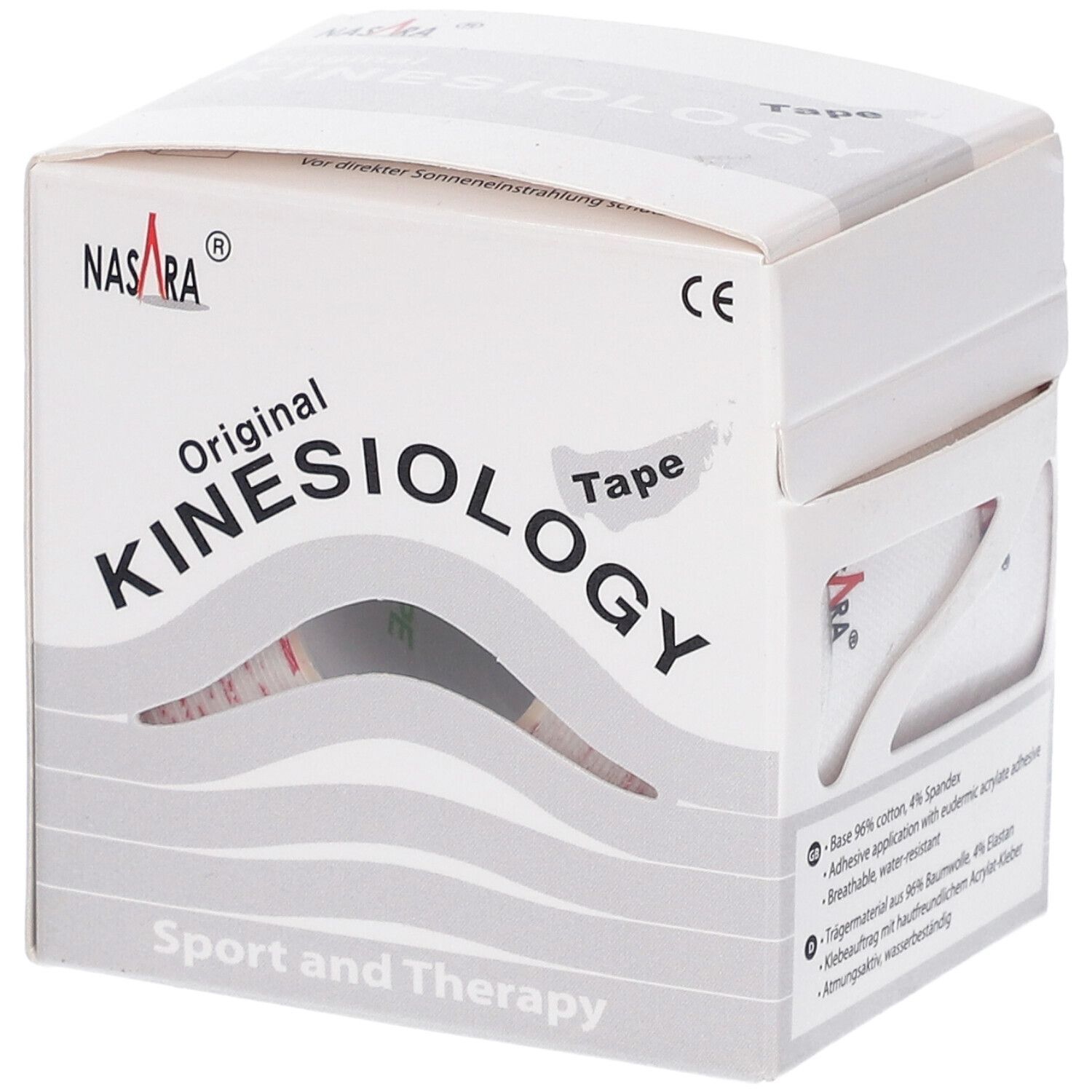 Kinesiologie Tape 5 cmx5 m weiß 1 St Verband