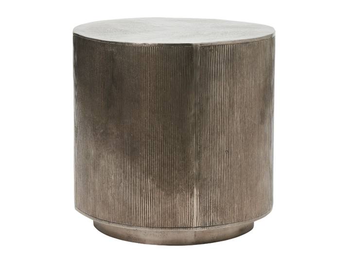 House Doctor Table basse Rota 50 cm Argent brossé