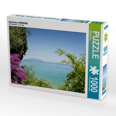 CALVENDO Puzzle Idyllisches SIRMIONE | 1000 Teile Lege-Größe 64x48cm Foto-Puzzle für glückliche Stunden