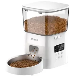 Intelligenter Futterautomat Rojeco 2L Pet Feeder Button Version (Weiß)