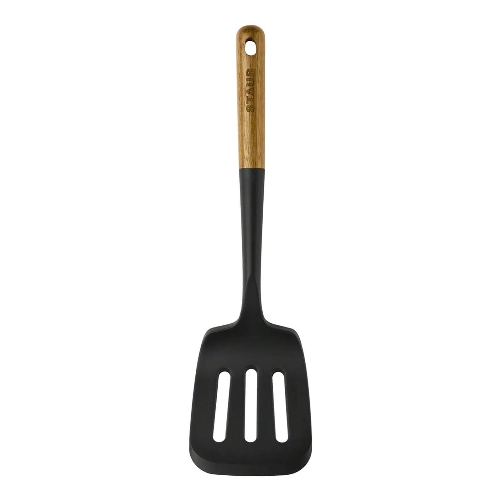 Staub spatel van acaciahout, 31 cm, zwart