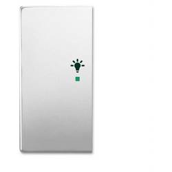 Busch-Jaeger 2fach Abdeckung Symbolwippe Licht free@home Edelstahl 2CKA006220A0419 1 St.