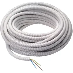 Profile, Profil + Stange, flexibele voorbedrade buis 16mm - 3x2,5mm² - 25 meter