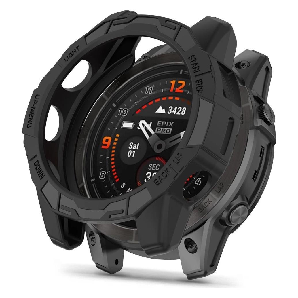 Tech-Protect Defense Air Case für Garmin Fenix 7X / 7X Pro - Schwarz (59615107)