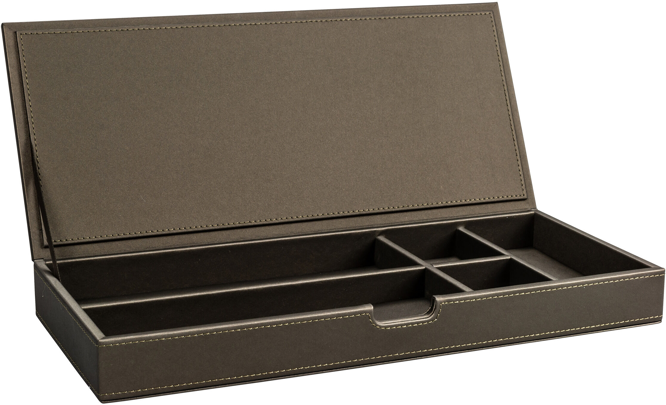 Aliseo Contenitore con coperchio Londoner Taupe 350 x 40 x 150 mm