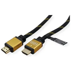Roline HDMI (Typ A) — HDMI (Typ A) (10 m), Videokabel, Gelb