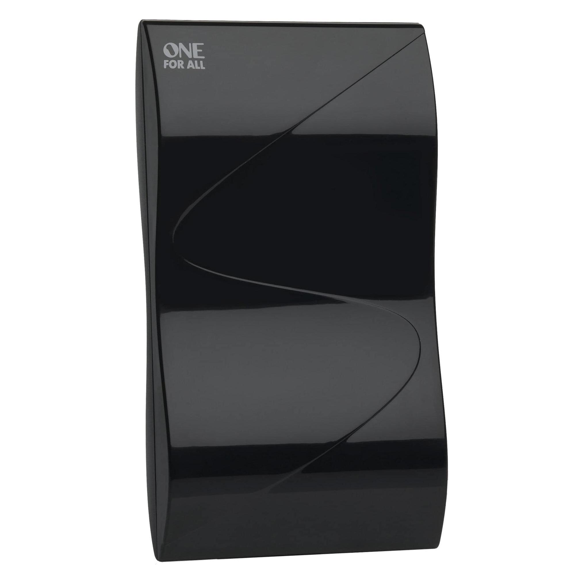 One for All DVB-T Designantenne schwarz SV9323-5G (Zimmerantenne, 38 dB, DVB-T / -T2) (SV9323-5G)