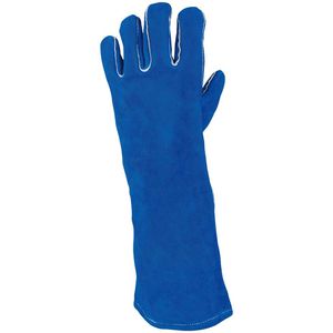 KS-Tools Schweißerhandschuhe 985.7041, Echt Leder, lange Stulpe, Größe XXL