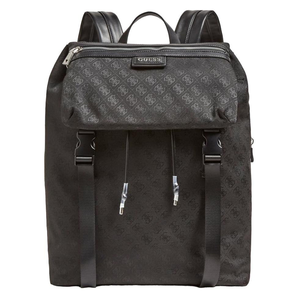 Guess Salameda, Polyester, Textile Backpack, Black, Laptop Compartiment, U (37668529)