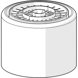 Hansa Luftsprudler HANSA 1017374V STD, M22x1 LP verchromt, 1017374V 1017374V