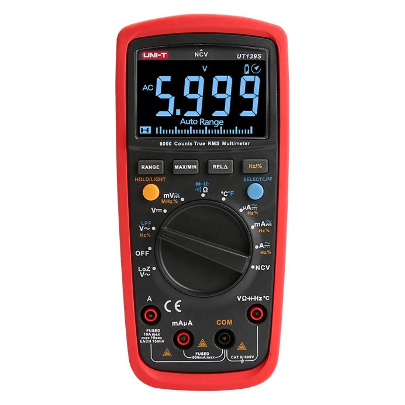 Uni-T UT139S True RMS Digital Multimeter (CAT III 600V, Hand-Multimeter) (OTHER)