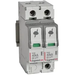 Legrand 412241 ÜSS-Ableiter Typ 2 2+0 Schaltung f.1ph. TN 230/400V 40kA