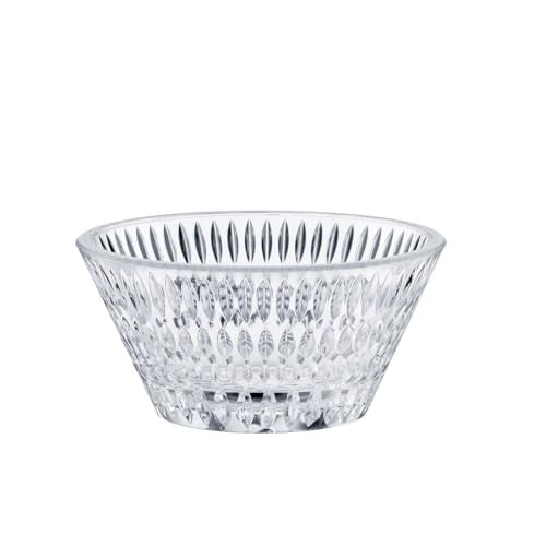 Nachtmann Ethno 4-delige snackschaalset van kristalglas, Clear, Diameter: 11 cm