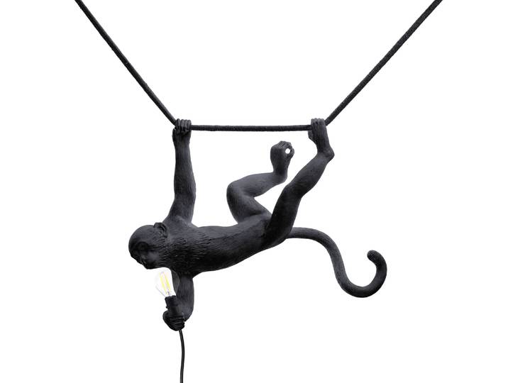 Seletti - Lampe d'extérieur Animaux - Noir - Résine - Designer Marcantonio