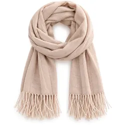 Cashmera Damen Winterschal - beige