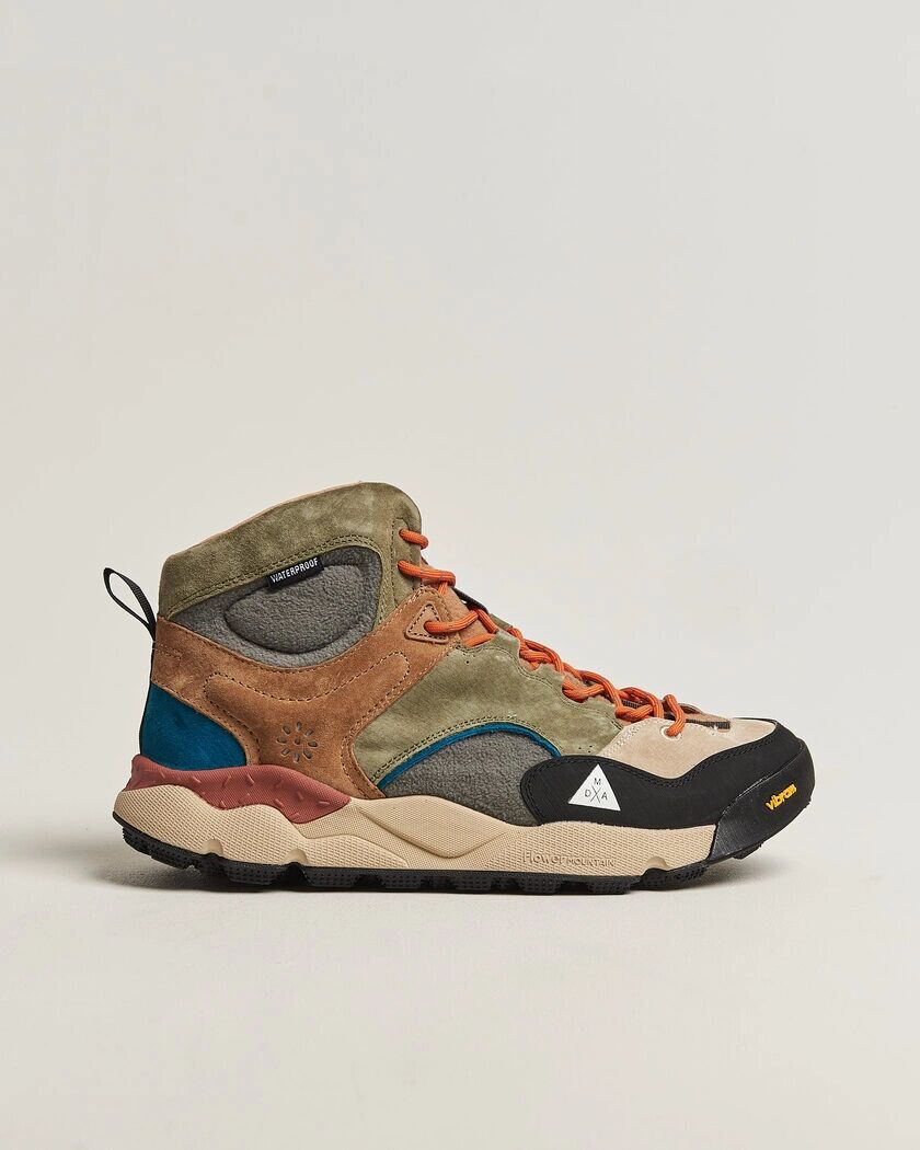 Flower Mountain Back Country Mid Suede/Leather Sneaker Multi