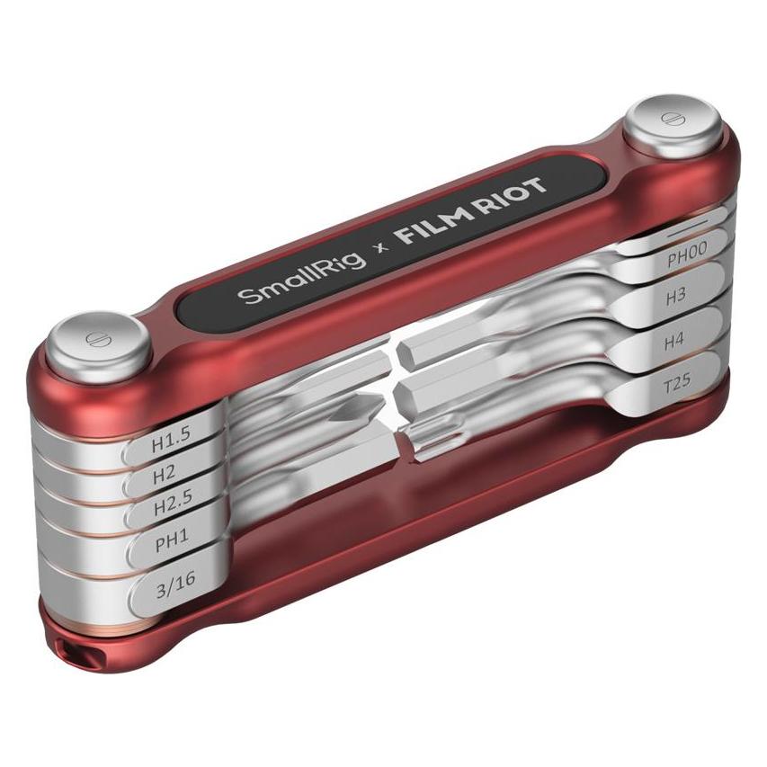 SmallRig x FILM RIOT 10 in 1 Detent Folding Multi Tool Kit (Red) 4813 (4813)
