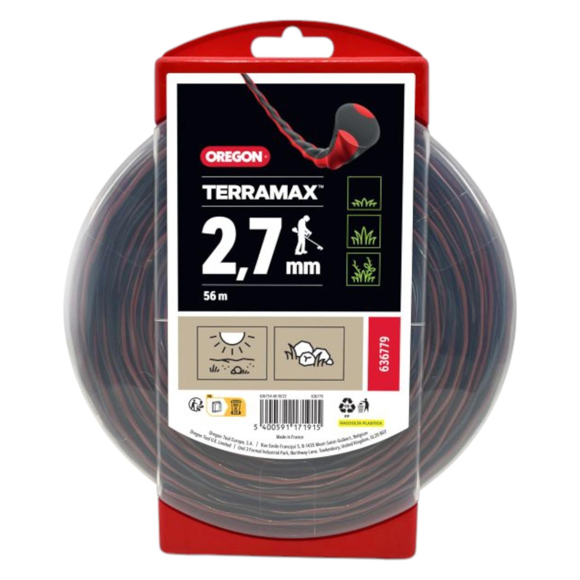 Oregon Faden TerraMax, 2.7 mm x 56 m (Rasentrimmer) (636779)