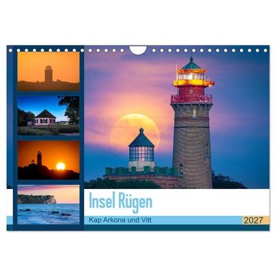 Insel Rügen - Kap Arkona und Vitt (Wandkalender 2027 DIN A4 quer), CALVENDO Monatskalender