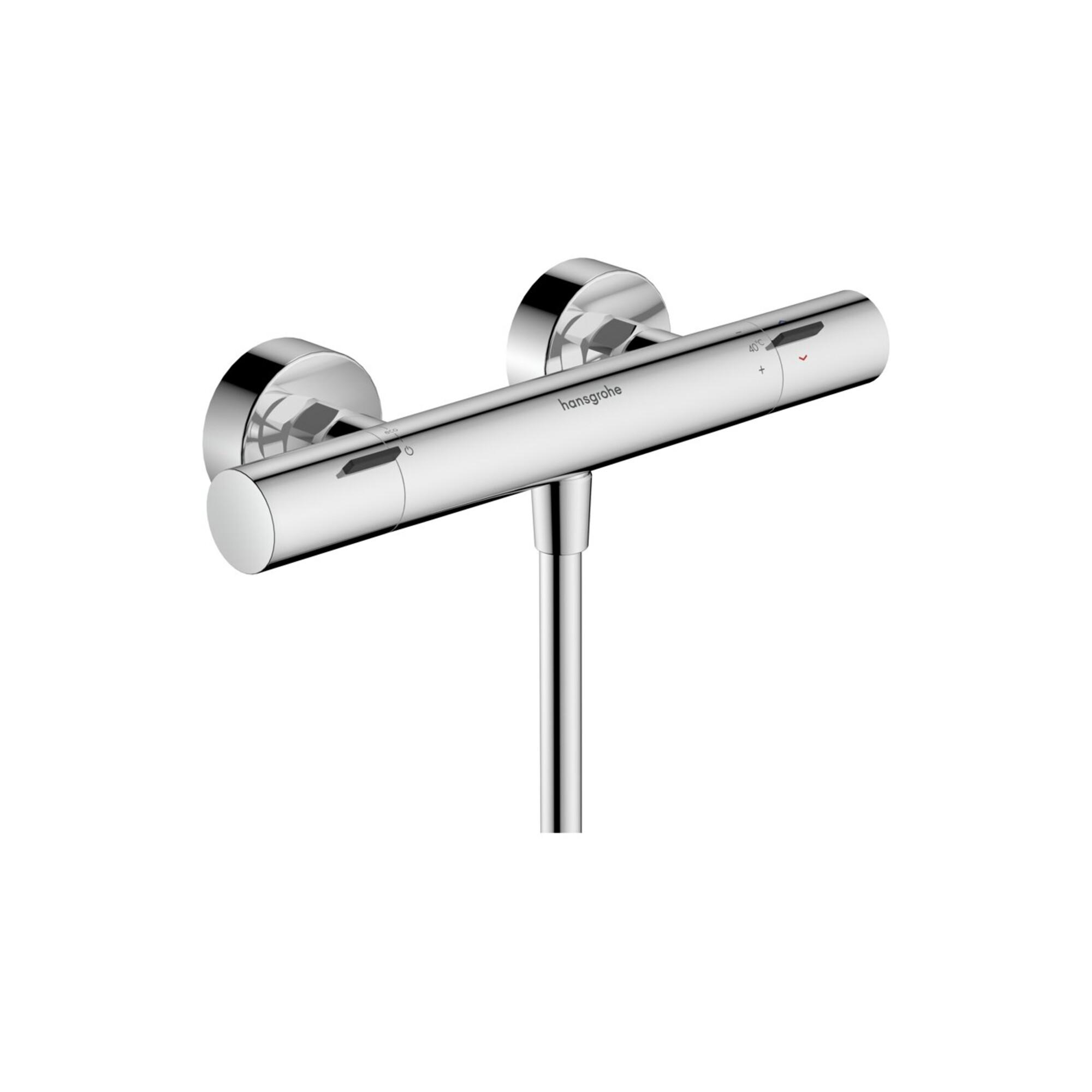hansgrohe Brausethermostat Ecostat Fine AP, m therm. Desinfekt., 1 Verbr., chrom (13323000)