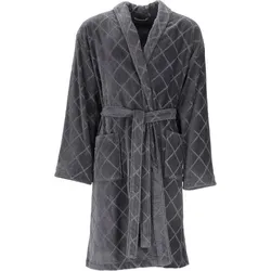 Vossen Herren-Bademantel Barron graphit XXL 60/62