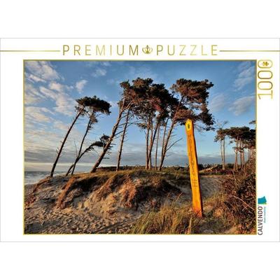 CALVENDO Puzzle Es gibt Stellen, an denen die Bäume irgendwann Opfer von Wind und Wellen werden | 1000 Teile Lege-Größe 64x48cm Foto-Puzzle für glückl