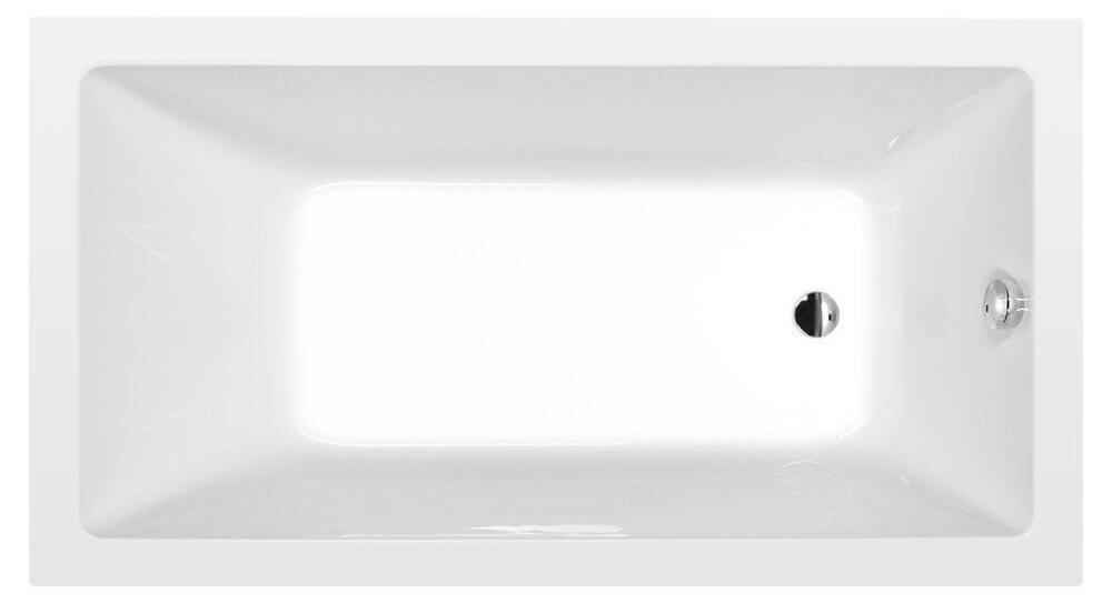 NOEMI Rechteckwanne 150x80x39cm, Weiß