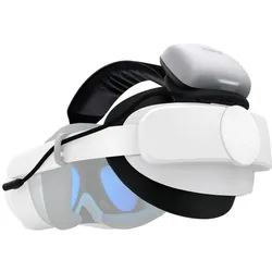 Bobovr P4U Battery Relief Strap for Pico 4 Ultra/Ultra Enterprise (10000mAh)., Zubehör VR + AR, Weiss, Schwarz