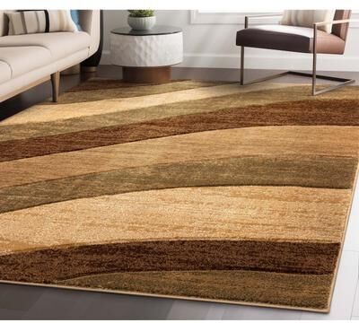 Well Woven Good Vibes Cecilia Modern Waves Lines Geometric Area Rug