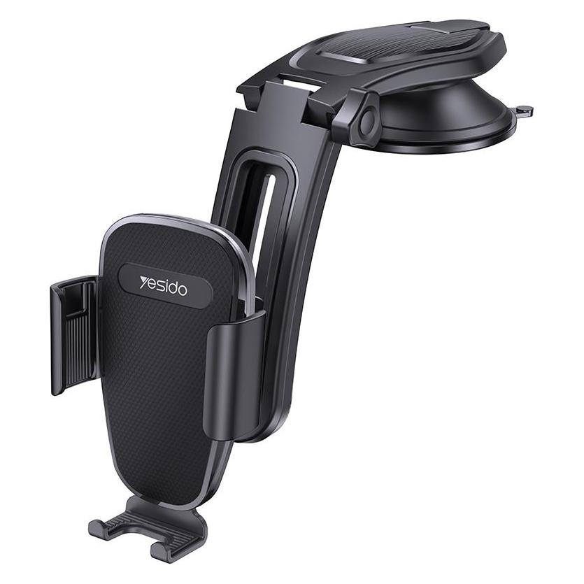 Yesido - Car Holder (C130) - Gravity Grip for Dashboard, Adjustable Suction Cup Holder - Black (56342079)