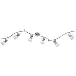 Schicker 36W LED Spot Strahler Chalet Nickel matt Metall Licht TRIO 871010607