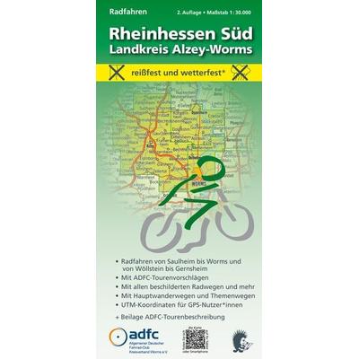 Radfahren - Rheinhessen Süd / Landkreis Alzey-Worms, Sonstige von Michael Messer, Meki Landkarten, 978-3-947593-20-0
