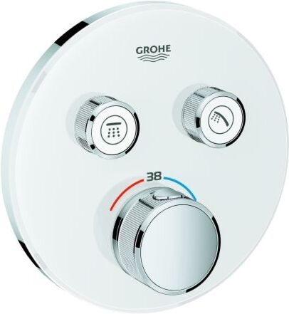 Grohe Grohtherm Smartcontrol Brausethermostat 29151LS0, moon white, 2 Absperrventile