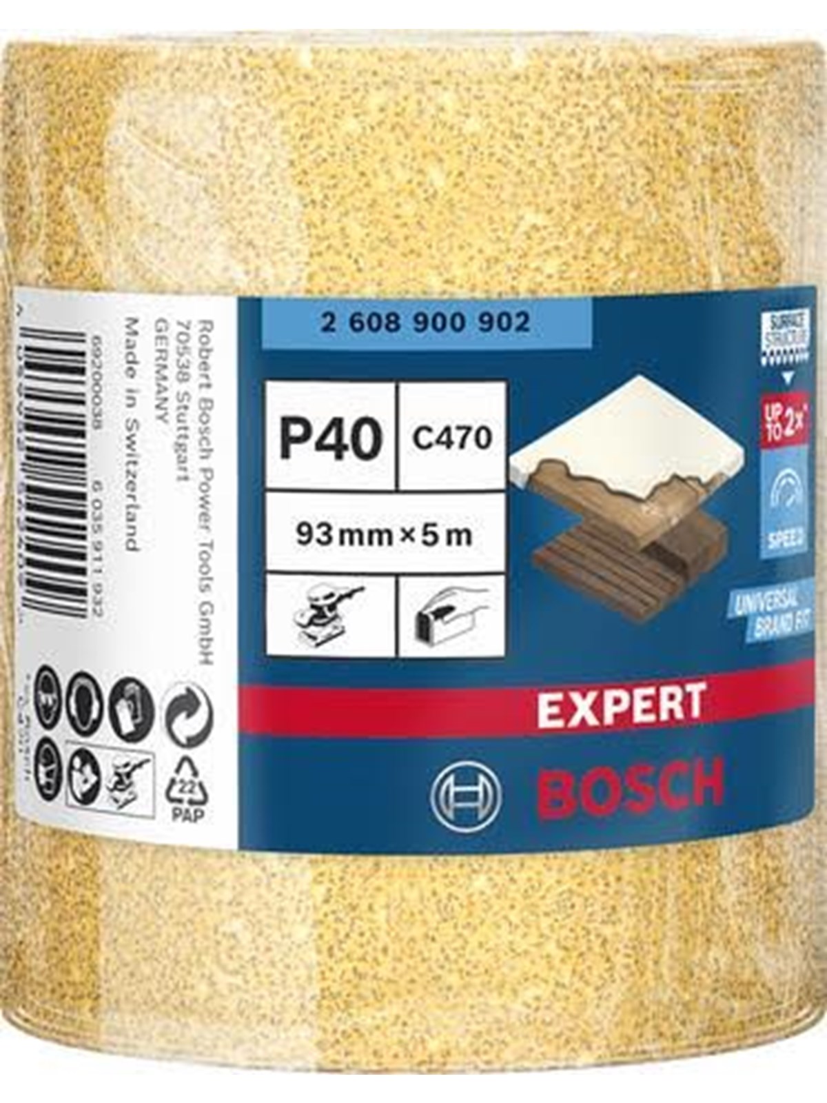 Bosch Expert C470 P40 Sanding Roll