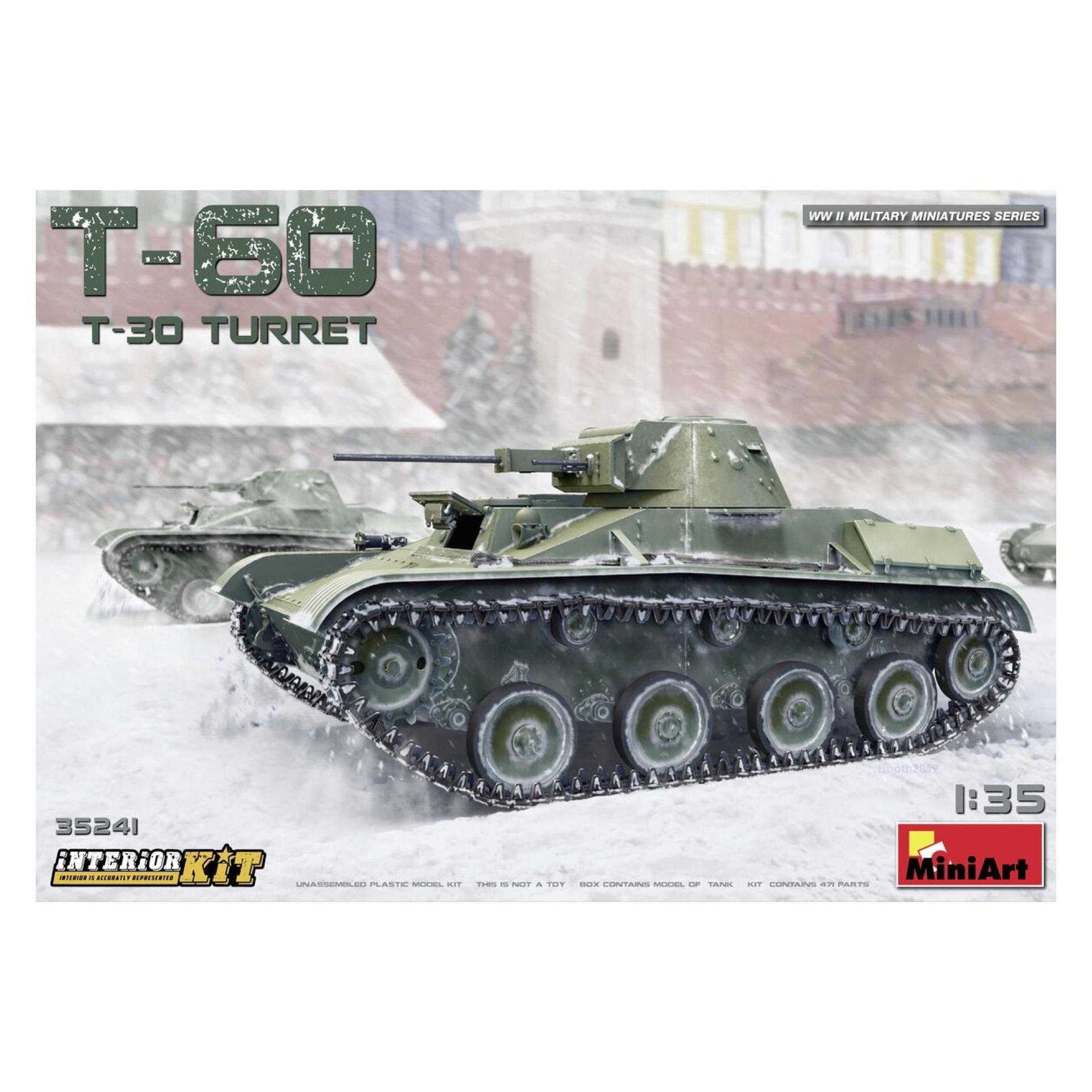 Mini art T-60 (T-30 Turret) Interior Kit (35241)