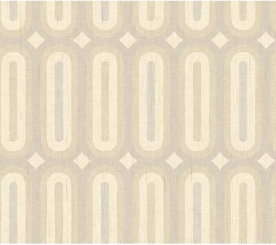 Seabrook Designs Roselyne Geo Unpasted Wallpaper