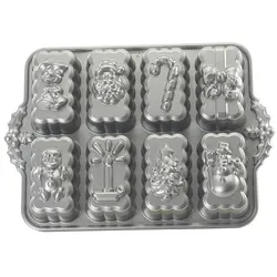 Weihnachts Mini Backform "Holiday" aus Aluminium
