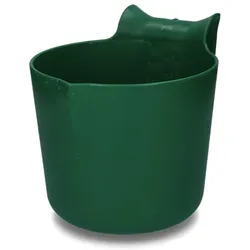 Merkloos Futtertrog zum Einhängen 8 l grün Grün (800 cl), Futternapf