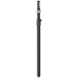 K&M 21377 Distanzrohr »Easy Lock« M20 (Ständer, Höhenverstellbar), Lautsprecher Ständer + Wandmontage, Schwarz