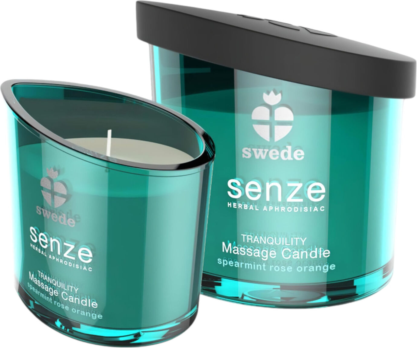 Swede Senze - Massagelys - Rose Og Appelsin - 50ml