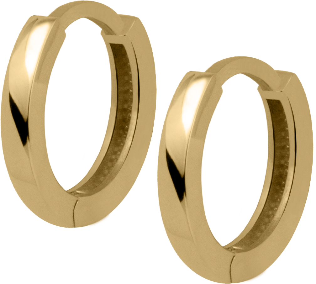 Jacques Lemans Creolen, Gelbgold, 585/14K