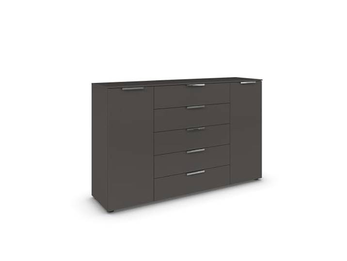 Rauch Möbel Flipp, Kommode, Farbe Graphit, Breite 160 cm