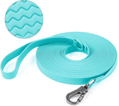 Inspire Picks PVC Waterproof Dog Training Leash Non Slip Long Lead For Medium & Large Dogs green 3m