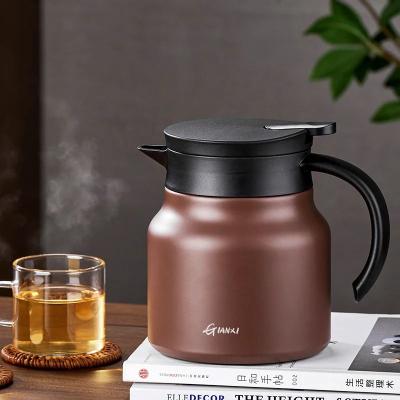 Uplifted Finds Household Ceramic Thermal Kettle Tea Set For Brewing Black And White Tea 800 Ml