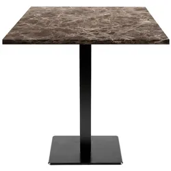 RestooTab - Tisch Milan 70x70cm Dekor Marmor indra