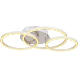 Globo, Deckenleuchte, Deckenleuchte Kendy Metall matt 1xLED (1500 lm)