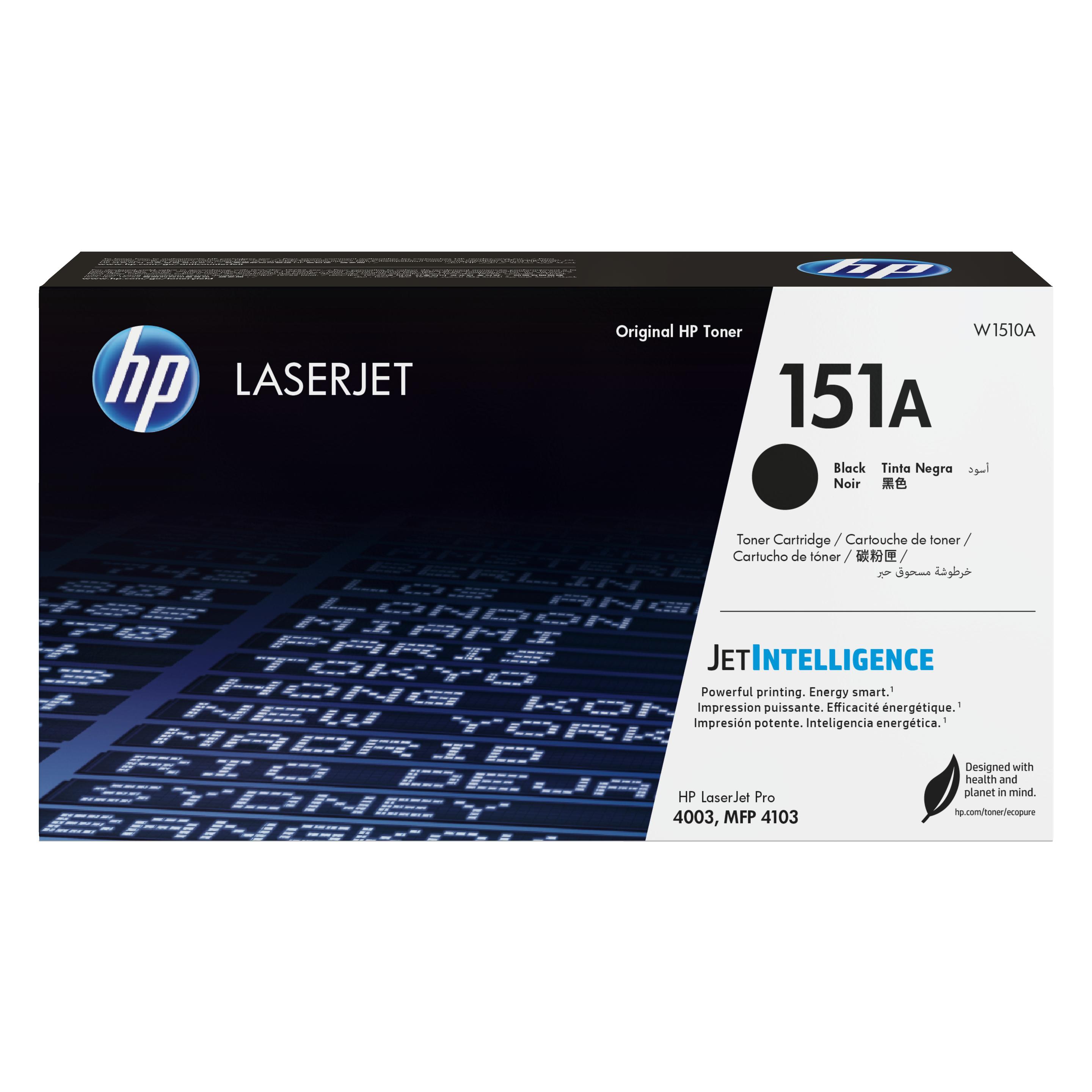 HP 151A Black LaserJet Toner Cartridge, 3050 pages, 1 pc(s) (BK) (W1510A)